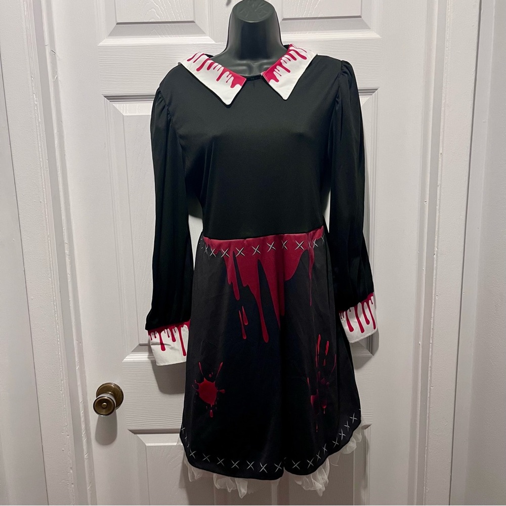 Halloween Costume Dress Doll Zombie creepy Medium Women - Picture 1 of 7